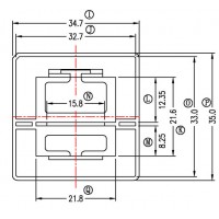 ETD-3415-1/ETD-34外殼(NO PIN)