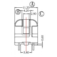 UU-908臥式(2+2PIN)