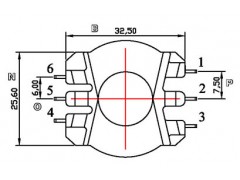 K-3801/K-38臥式(3+3PIN)