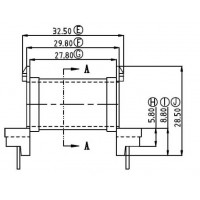 ER-4002/ER-40臥式(8+8PIN)高支點