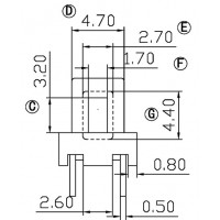 EE-6.3/EE-6.3臥式(2+2PIN)