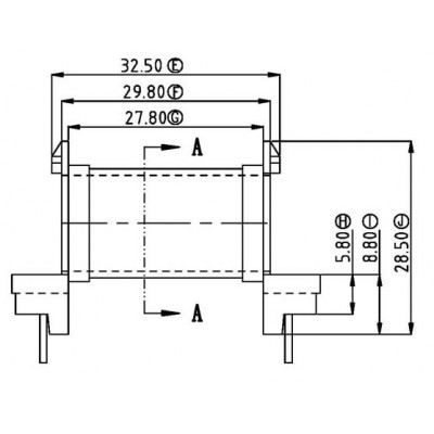 ER-4002/ER-40臥式(8+8PIN)高支點
