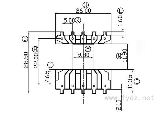 EC-2521/EC25臥式(5+5PIN)