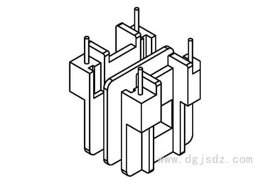 JS-2530/EE25臥式(2+2PIN)雙槽電木