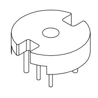 HX-013-1 磁環底座 3+3針 BASE