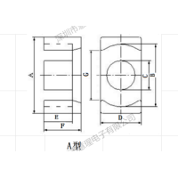 EQ磁芯 高頻變壓器鐵氧體磁芯 High-frequency transformer Ferrite Core